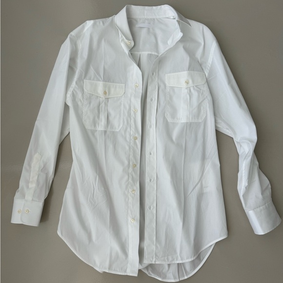 NWT Wardrobe NYC White Shirt Dress Mini Size Small - Picture 4 of 6
